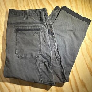 Ridgecut Toughwear Mens 40x30 Grey Ripstop Reinforced Knee Utility Work Pants